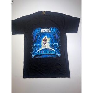 AC/DC Ballbreaker World Tour T-Shirt Mens L Black 1996 Vintage Brockum USA Made